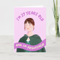 Fierté & Préjugé, 27 Ans Carte Anniversaire