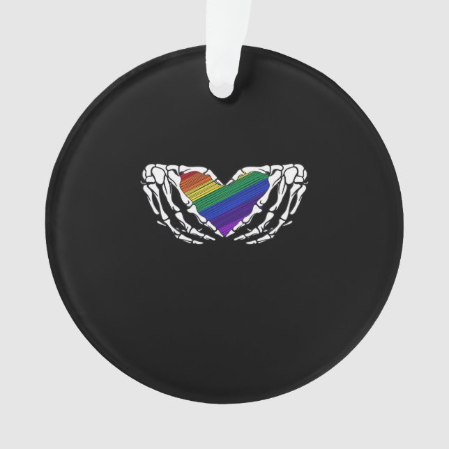 Fierté - Squelette Mains Tenant Coeur Classique (devant)