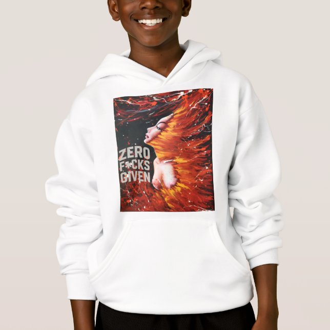Fiery Spirit" Boys' Hoodie (Devant)