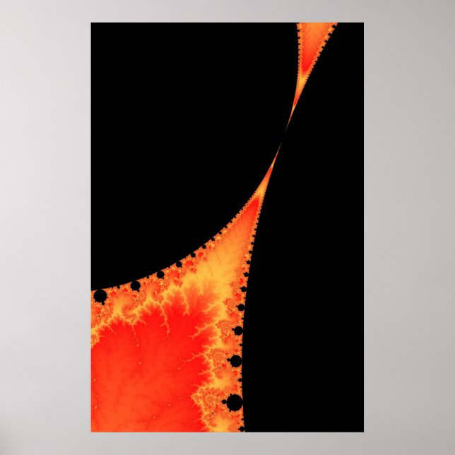 Fiery Stalagmite Poster (Devant)