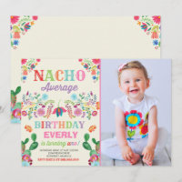 Fiesta 1er anniversaire Invitation Nacho Moyenne