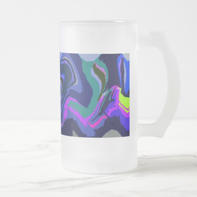 Fiesta 3 (bleu) givré Mug (Droit)