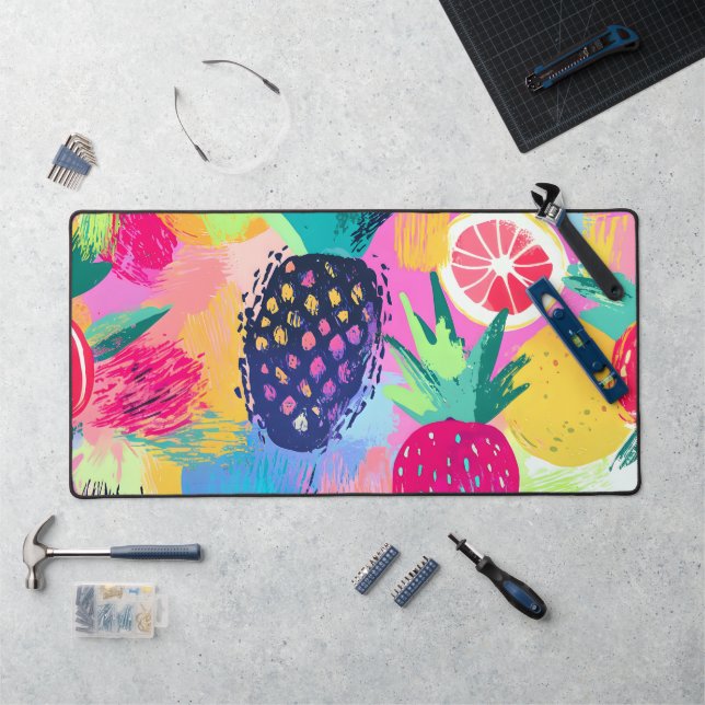 Fiesta Abstraite de fruits tropicaux Paradise (Poste de travail)