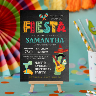 Fiesta Bachelorette Party Mexique Invitation