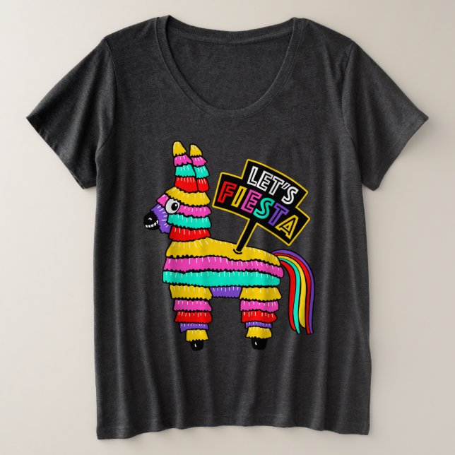Fiesta Colorful Piñata T-Shirt (Design devant)