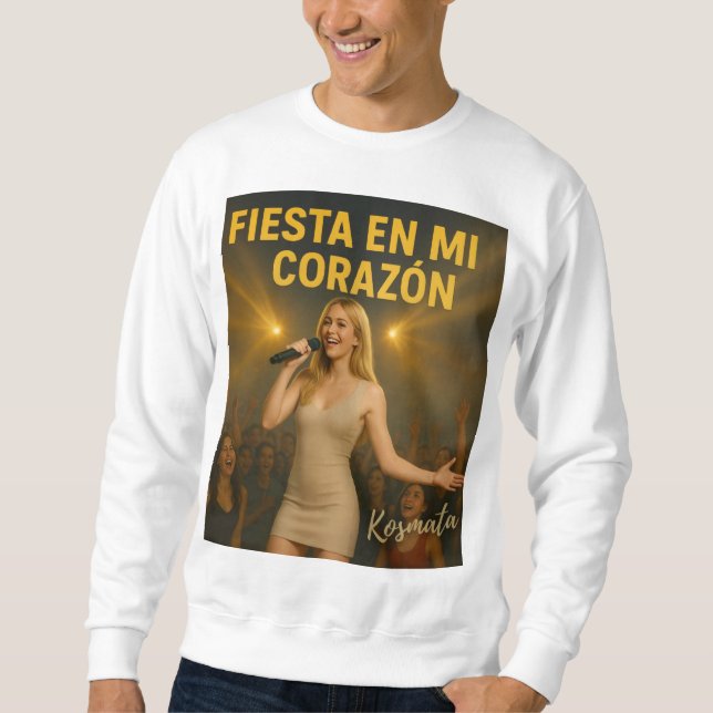 Fiesta en mi corazón - Sweatshirt Herren (Devant)