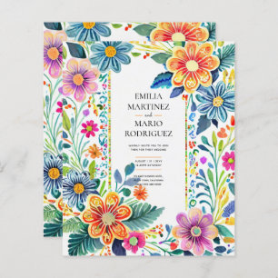 FIESTA MARIAGE - Fleurs Folkart Moderne