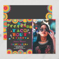 Fiesta Quinceanera Invitation Taco Bout Une Fête