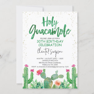 Fiesta Saint Guacamole 30e anniversaire Invitation