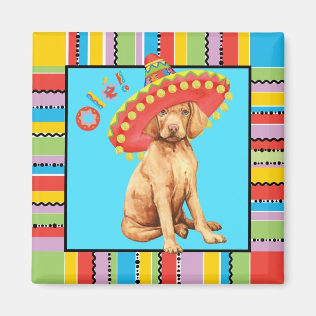 Fiesta Vizsla Magnet (Devant)
