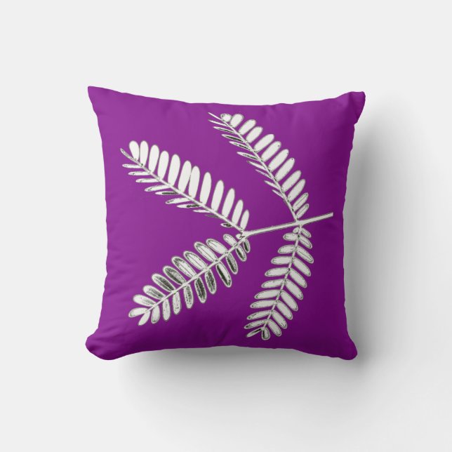 Fièvre Arbre Feuille Branche Coussin Jeu Oreiller (Recto)