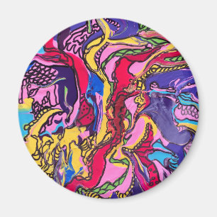 "Fièvre de la jungle" Magnets ronds