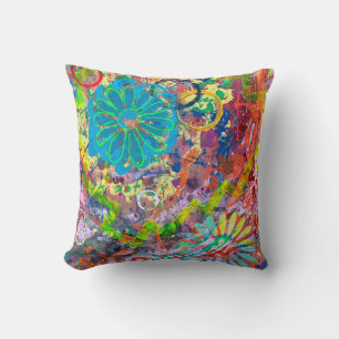 Fièvre printanière 2 16 x 16 Oreiller à jet de 