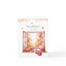 Fiez-vous à la carte de note automne automne