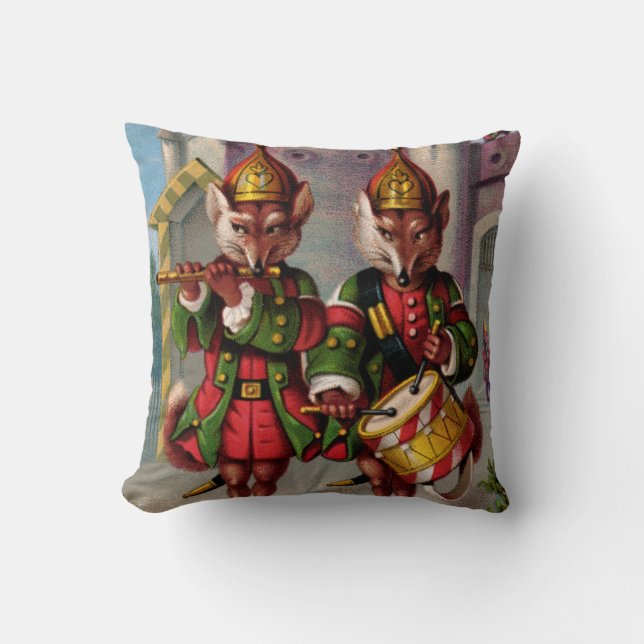 Fife & Drum Foxes Lance Oreiller (Recto)