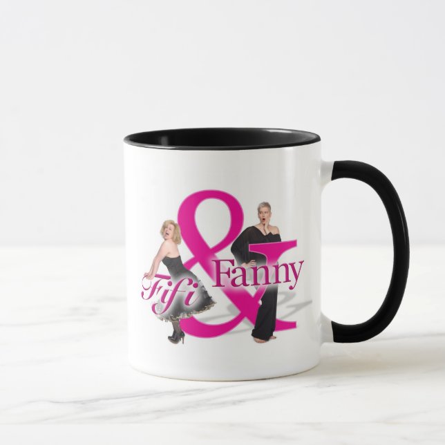 Fifi et tasse de logo de Fanny - avec des points (Droite)