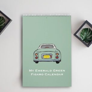 Figarades Emerald Green Figaro Garage Calendrier