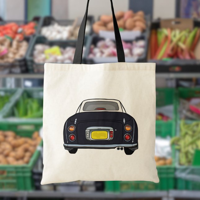 Figarations Jote Black Figaro Sac fourre-tout voit (Fun tote bag for the black figaro car owner)