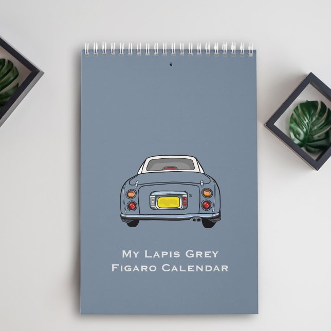 Figarations Jote Lapis Grey Figaro Calendrier de v (A calendar for all your lapis grey figaro meetings)