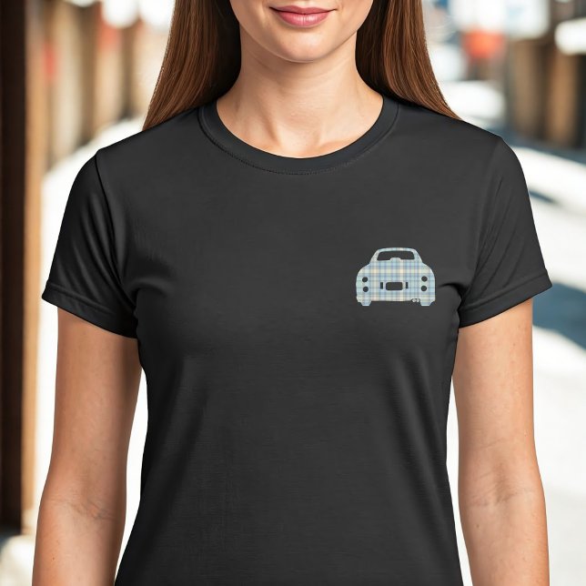 Figarations McFig Figaro Pocket Tartan T-shirt voi (A cute tartan figaro car t-shirt! Perfect to wear when driving your cute car)