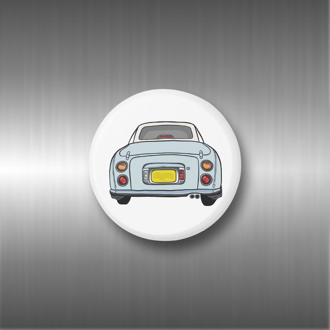 Figarations Pale Aqua Figaro Magnet voiture (Fun figgy magnet just for you. Handy for checking for rust on your pale aqua figaro car)