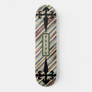 Fight for Faith Order of Santiago Cross Skateboard