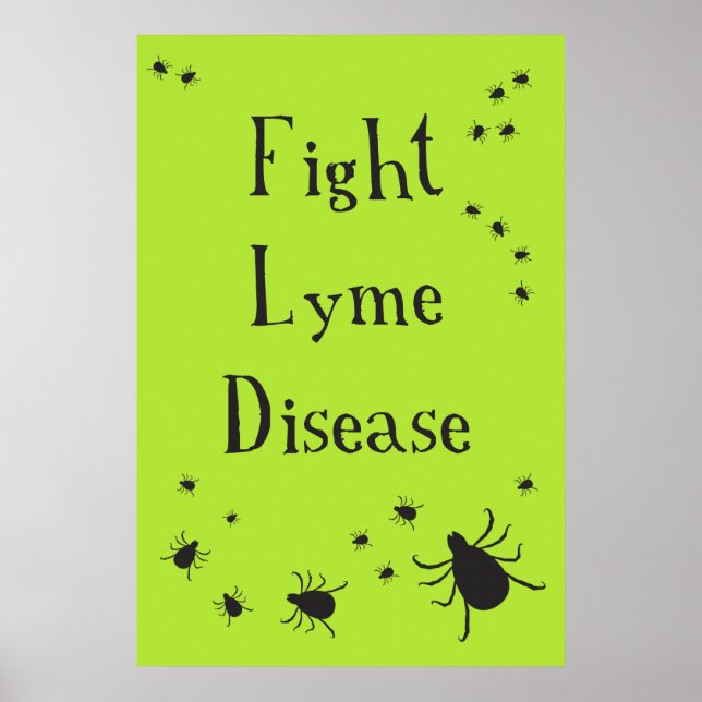 Fight Lyme poster (Devant)