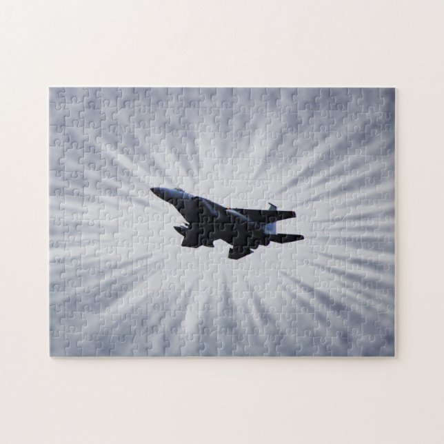 Fighter Jet Fighter F 15 Puzzle de l'Air Force (Horizontal)