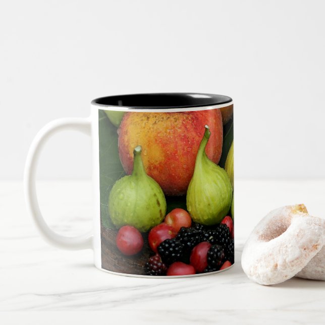 Figues de fruits Blackberries Pêcher la Mug (Avec donut)