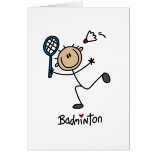 Figure de bâton de badminton
