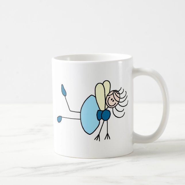 Figure de bâton de fée en mug bleu (Droite)