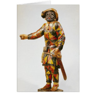 Figure de harlequin du théâtre de Seraphin