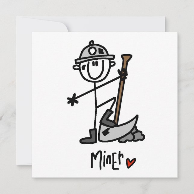 Figure de l'étiquette du mineur (Devant)