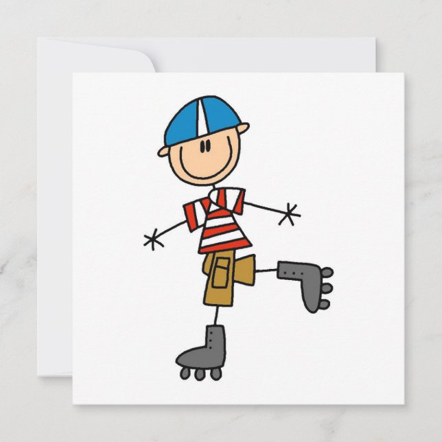 Figure du bâton de patinage à rouleaux (Devant)