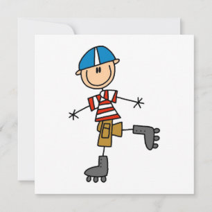 Figure du bâton de patinage à rouleaux