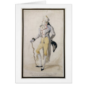 Figure masculine élégante, 1793 (crayon et la