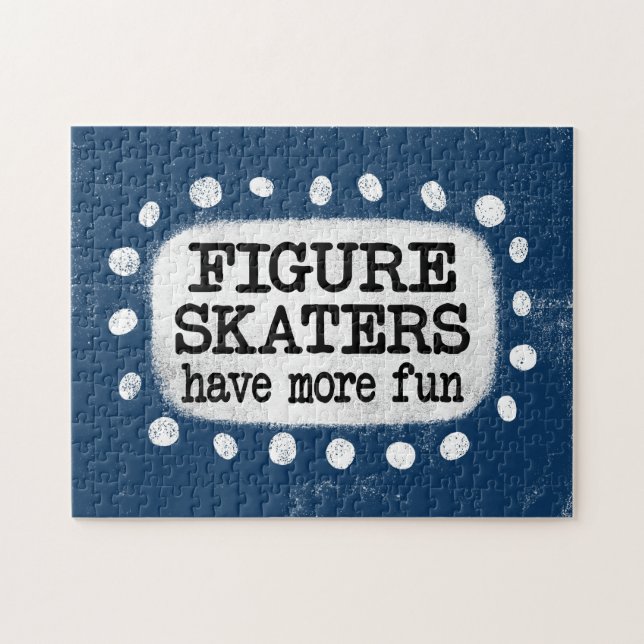 Figure Skaters Ont Plus Amusant Puzzle (Horizontal)