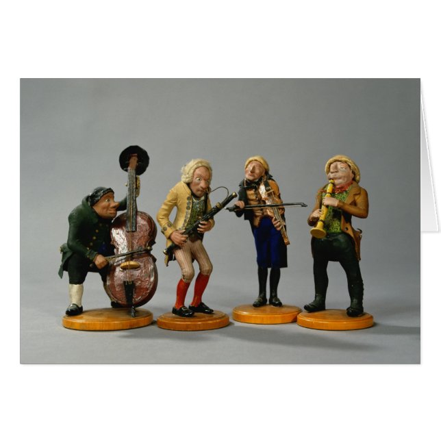 Figurines de caricature des musiciens (Devant horizontal)