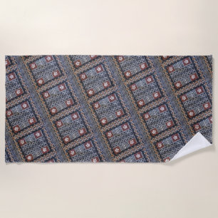Fiji Tapa Cloth Tribal Imprimer Serviette de plage