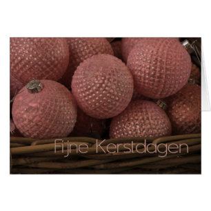 Fijne Kerstdagen ornements de Noël