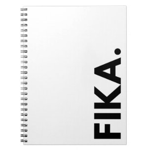 FIKA. Carnet noir et blanc