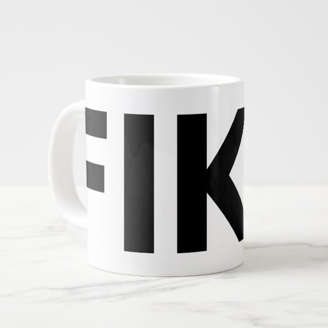 FIKA Gras Mug de spécialités noires et blanches (Devant gauche)