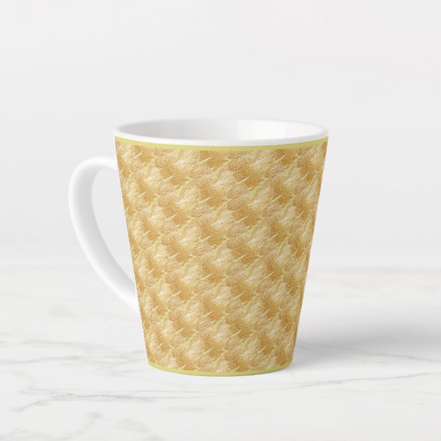 Fil d'or Petite Mug en latte (Angle gauche)