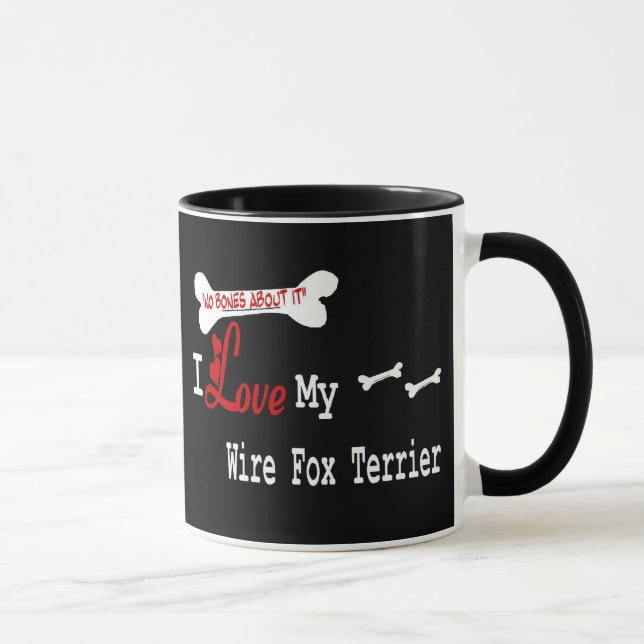 Fil Fox Terrier (I Love) Mug (Droite)