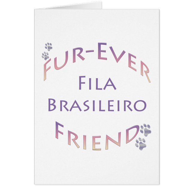 Fila Brasileiro Furever (Devant)