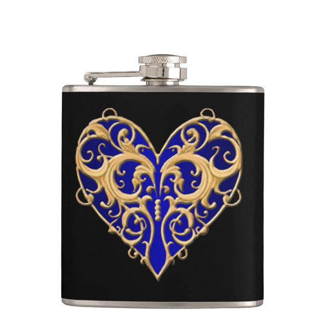 Filigree bleu Filigree Flacon cardiaque (Devant)