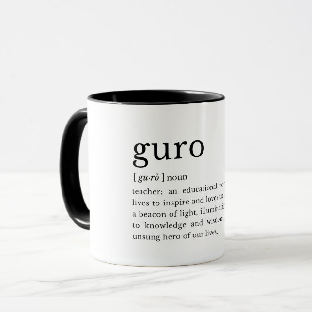 Filipino Teacher Appreciation Gift Mug (Devant gauche)