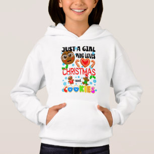 Fille aime Noël et les cookies, Fille de Noël