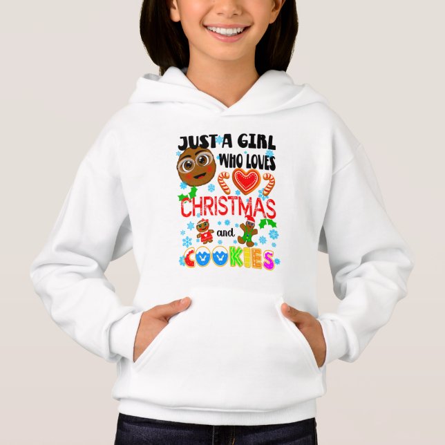Fille aime Noël et les cookies, Fille de Noël (Devant)