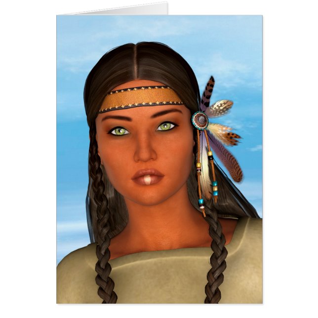 Fille amérindienne (Devant)